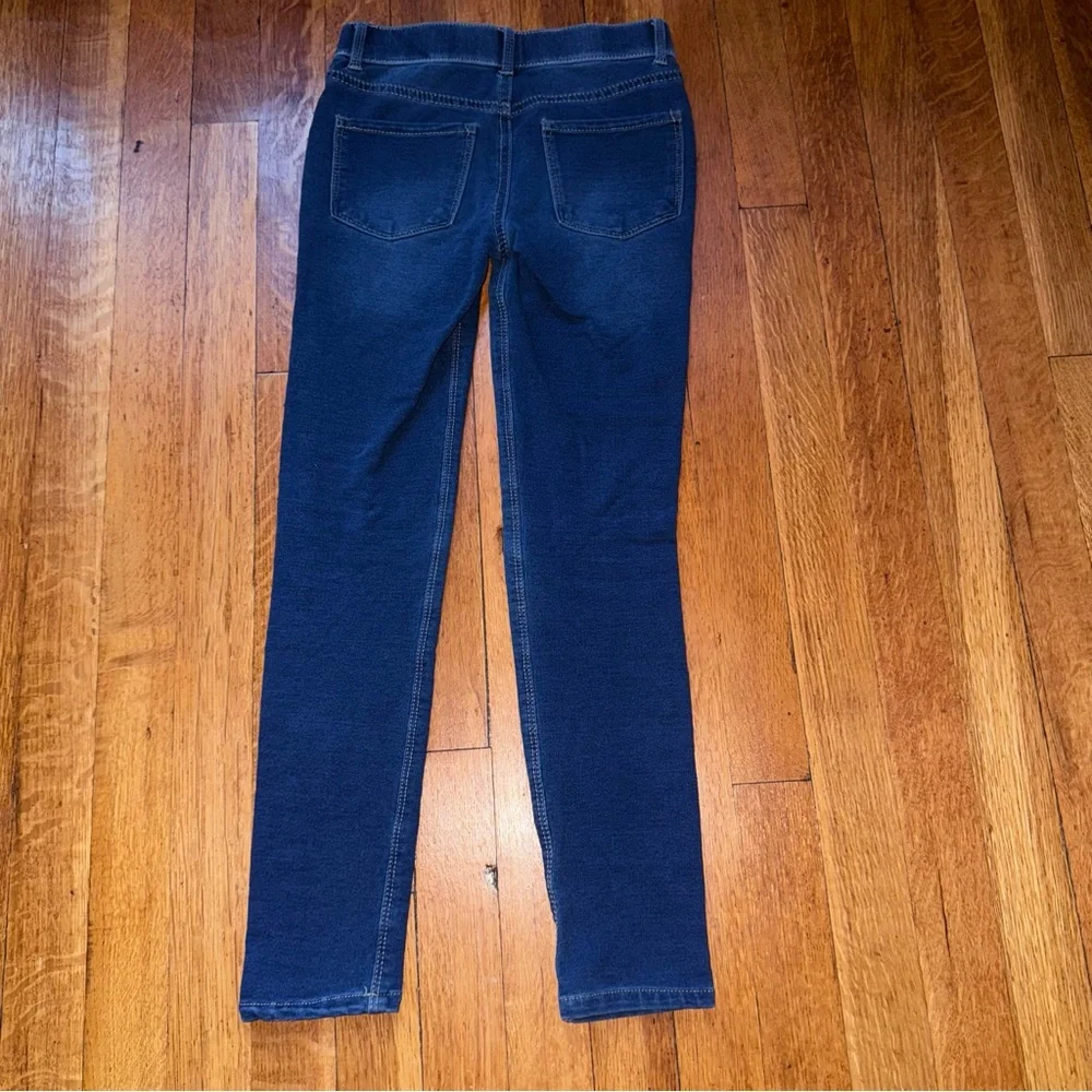 Hippie Girl Regular Rise Leggings Size 8 Dark Blue Straight Leg Lightweight